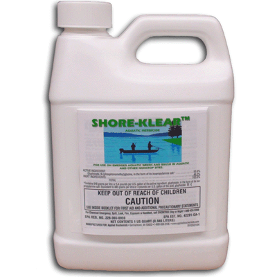 Shore-Klear Herbicide 32oz covers 10,000 sq. ft. + Free Ship - Click Image to Close